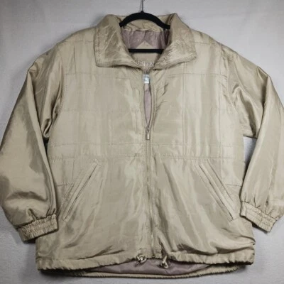  EAST WEST SILK Lightweight Lined Bomber Windbreaker Womans Small  - Image 1 of 4