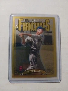Ted Williams 2023 Topps Finest Flashbacks Franchises #176 RARE GOLD SP Red Sox - Picture 1 of 2
