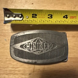 Vintage Hit Line USA Hiniker Snow & Ice Plows Equipment Company Belt Buckle - Picture 1 of 6