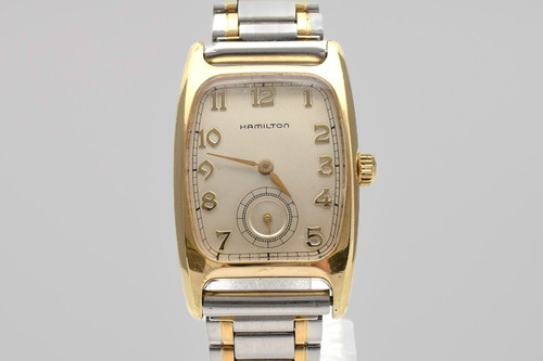 New Battery Hamilton Boulton 6265 Silver Dial Small Second Quartz