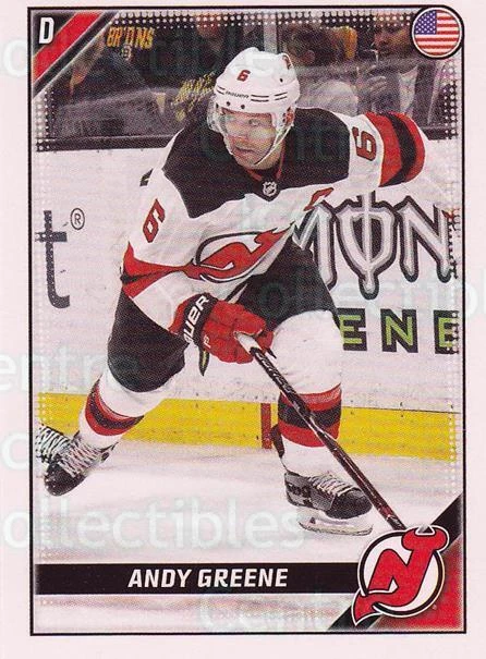 2019-20 Topps Stickers #302 Andy Greene - Image 1 of 1