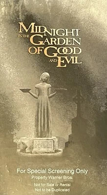 Midnight in The Garden Of Good and Evil VHS Tape 1998 For Special Screening New Foto 1 de 4