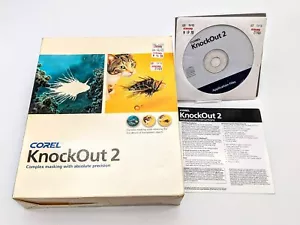 Corel KnockOut 2 Complex Masking 2003 Photo Editing Software Mac or Windows - Picture 1 of 2