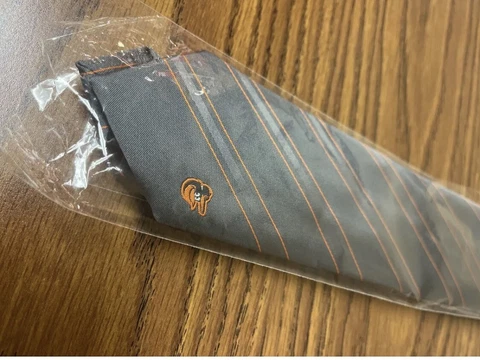 Baltimore Orioles Men’s Neck Tie NWOT MLB Orange Gray Cover