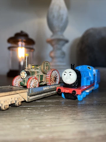 EDWARD THOMAS FRIENDS TRAIN SET! ERTL LOT! SAVED FROM SCRAP TREVOR FLATBED! Cover