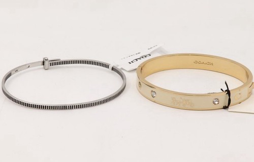 COACH 2 volte BRACCIALI ALLENATORE CAVALLO E CARROZZA e EMBELLISHE & ZIP CRAVATTA POLSINO PREZZO CONSIGLIATO £375