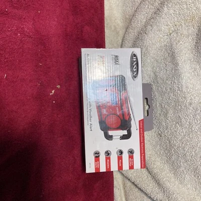 JENSEN Portable AM/FM Weather Radio with Weather Alert - Red - Image 1 of 4