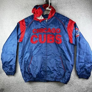 VTG Chicago Cubs G-III Men Windbreaker Jacket Multicolor Full Zip Front Pocket M - Picture 1 of 14