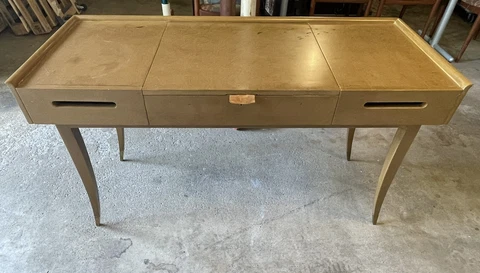 Tommi Parzinger for Charak Modern MCM Saber Leg Writing Desk Cover