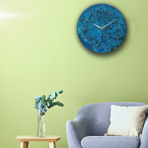 Modern Handmade Silent Metal Copper Wall Clock Mid Century Wall Art Decor Gift