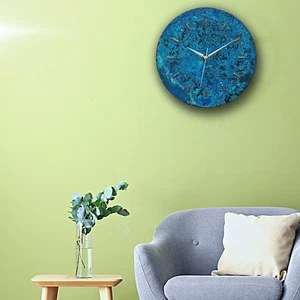 Modern Handmade Silent Metal Copper Wall Clock Mid Century Wall Art Decor Gift - Picture 1 of 38