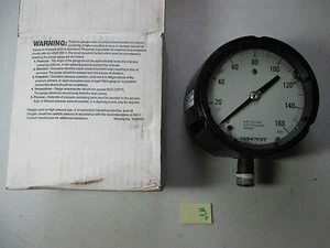 ASHCROFT DURAGAUGE 45-1279-88-04L-160# 4 1/2" 1VA-53744-028 0-160 PSI (WW5) - Picture 1 of 5