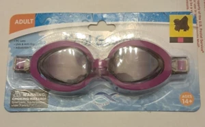 ADULT Swimgear COOL GOGGLES 14+ Adjustable Head Strap PURPLE UE9 - Picture 1 of 1