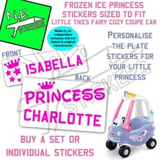 little tikes fairy cozy coupe stickers