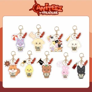 Kpop ATEEZ Dibujos Animados Acrílico Llavero Bolso Dije Accesorio ANITEEZ SANdeoki - Imagen 1 de 11