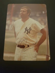 Vintage Type 1 Bobby Richardson autographed 3.5 x 5 inch color photo Yankees - Bild 1 von 4