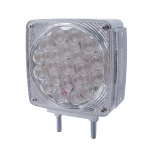 45 LED Double Face Turn Signal Light - Amber LED/Clear Lens - Foto 1 di 1