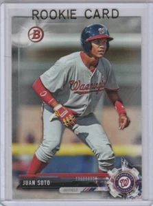 Juan Soto ROOKIE CARD 2017 Bowman MLB RC Baseball Nationals New York Mets - Bild 1 von 2