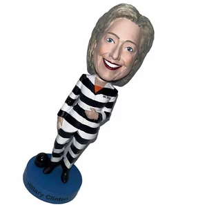 Hilary Clinton Prison Royal Bobbles 2016 Präsidentschaftskandidaten Wackelkopf - Bild 1 von 11
