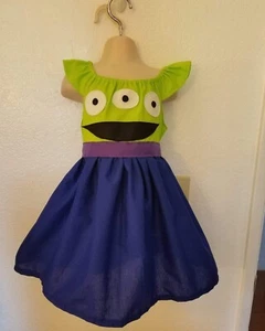Disney Toy Story Alien dress 4T- 8Y (6m-3T another listing) Holiday/Christmas  - Picture 1 of 1
