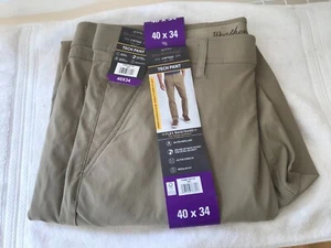 Weatherproof Vintage Men’s Tech Pants Tan Size 40 x 34 NEW - Picture 1 of 5