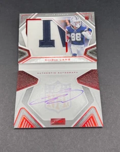 2020 Playbook CeeDee Lamb 02/10 RED Rookie Playbook Jersey Autograph RPA AUTO - Picture 1 of 3