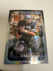 2024 Topps Chrome Refractor Roger Staubach - Picture 1 of 1