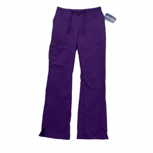 Jockey Scrub Pants Womens XS Purple 4-Pocket Drawstring Favorite Fit 2249 NWT - Picture 1 of 8