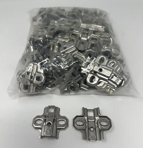 Hettich Cross Mounting Plate 1071606 (Lot of 100) Cabinet Hardware NEW - Picture 1 of 3
