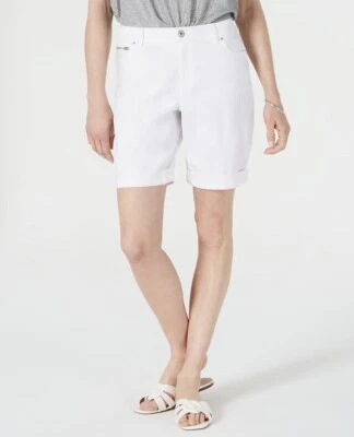 Bermudas vaqueras blancas para mujer INC International Concepts talla 14/32 Foto 1 de 3