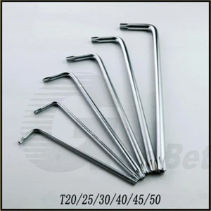 Torxschlüssel Winkelschlüssel Torx Schlüssel mit Loch Profi T25 T30 T40 T45 T50 - Bild 1 von 9