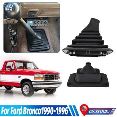 Transmission Shifter Boot Cover For Ford Bronco F-150 F-250 F-350 1990-1997 AT - Imagem 1 de 4