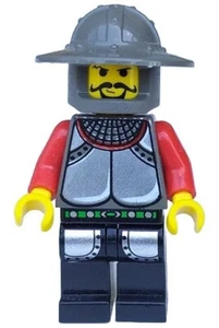 Lego Cavalieri Regno I 6091 6094 6098 Cavaliere 1 Castello Minifigure - Foto 1 di 2