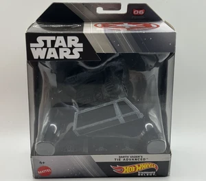 Star Wars Hot Wheels RAUMSCHIFFE AUSWÄHLEN Darth Vader’s Tie Advanced Mattel - Bild 1 von 4