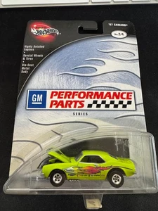 Camaro Preferred GM 2003 Hot Wheels '67 piezas de rendimiento #2/4 verde - Imagen 1 de 2