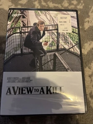 A View to A Kill (DVD, 1985) New Sealed Roger Moore James Bond 007 Spy Flick - Image 1 of 2