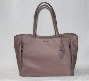 TUMI Voyageur Valetta Large Travel Tote Bag Laptop Bag Lavender with Silver NWT - Picture 1 of 7
