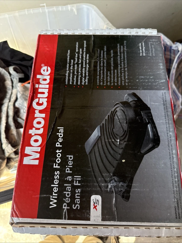 8M0092069 Motorguide Wireless Foot Pedal, 2.4 GHz - Image 1 of 1