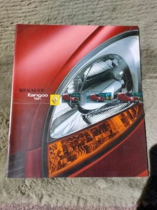 Renault Kangoo Van 2003 UK Market Sales Brochure 60 70 80 95 Standard SL+ - Picture 1 of 5