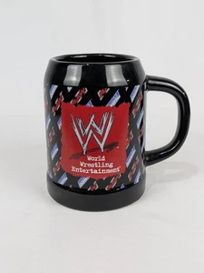 WWE World Wrestling Entertainment 2004 Smack Down Mug Stein Black Red - Picture 1 of 8