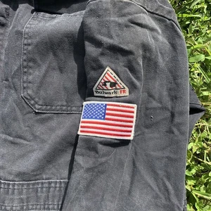Bulwark FR Navy Blue Coverall Size 54 R Nomex Flame Resistant ARC Rated 11.2 ATP - Picture 1 of 13