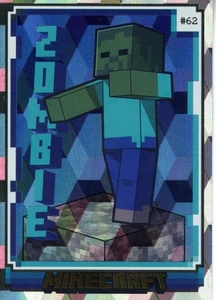 2024 Panini Minecraft FOIL CRACKED ICE #62 Zombie - Picture 1 of 2
