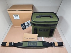 YETI Hopper Flip 8 Portable Soft Cooler Olive/Black New Sealed - Picture 1 of 20