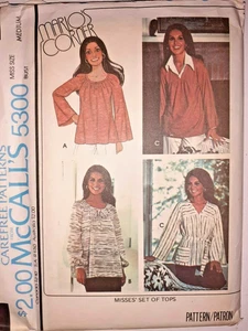 Simplicity 5300 Tops Tunic Sewing Pattern Ladies M 14 16 Marlos Loose Oversized - Picture 1 of 5