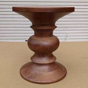 Holzhocker Eames Chair Hocker TypA braun generische Reproduktionsprodukte gebraucht - Bild 1 von 5