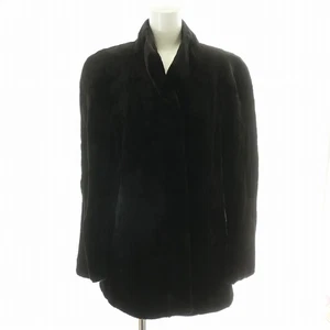 SAGA VISONE GSAGA Zorronuez pelliccia cappotto pelliccia visone condiviso 9 M marrone scuro - Foto 1 di 8