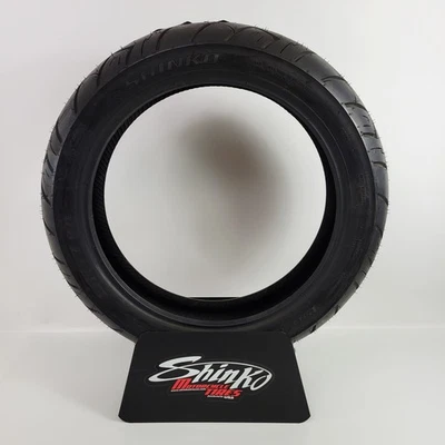 Neumático trasero Shinko 87-4612 SR777 paredes negras 150/70B18 para Harley/KTM/Suzuki Foto 1 de 4