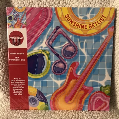 Various Artists Sunshine Setlist 12" Exclusive Translucent Blue vinyl LP SEALED - Image 1 of 2
