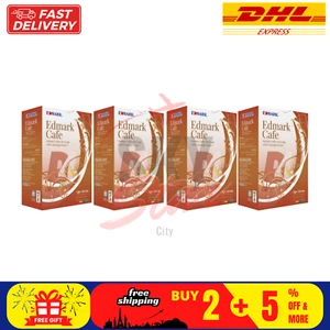4 X Edmark Cafe Arabica Roasted Coffee Ginseng Memory Support Gano DHL SHIPPING - Picture 1 of 3