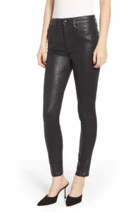 Joe's The Charlie Crackle Coated High Waist Ankle Skinny Jeans $228 Sz 32 - NWT - Picture 1 of 8